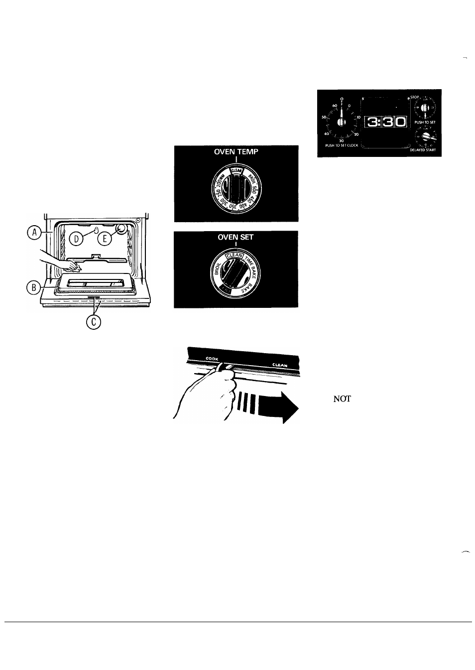 Self-cleaning instructions 20, 21, Operating the self-cleaning oven, Before setting oven controls, check these things | How to set oven for cleaning | GE JKP27J User Manual | Page 20 / 28