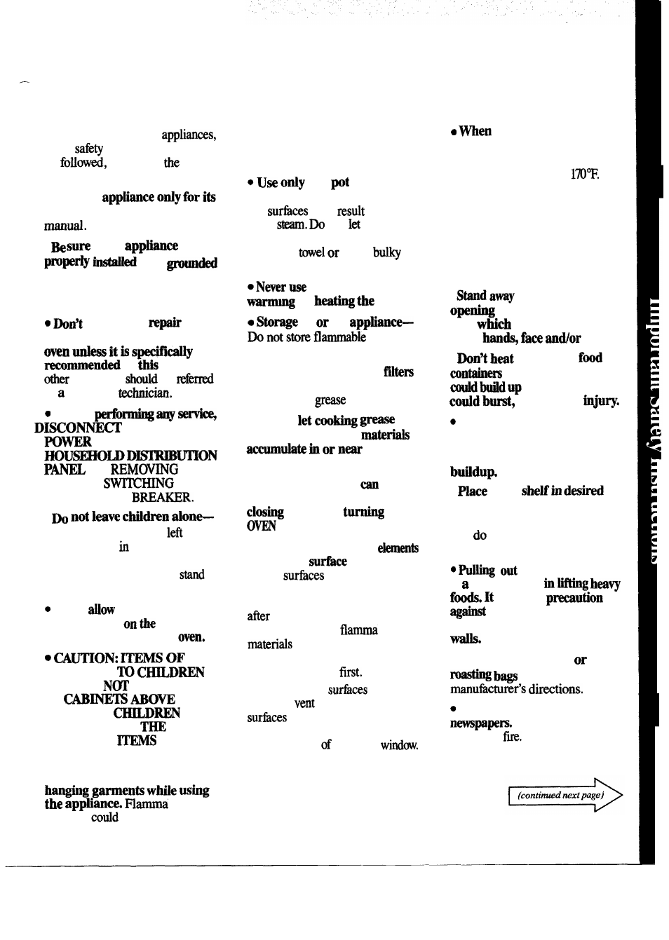 Oven, From | GE JKP27J User Manual | Page 3 / 28