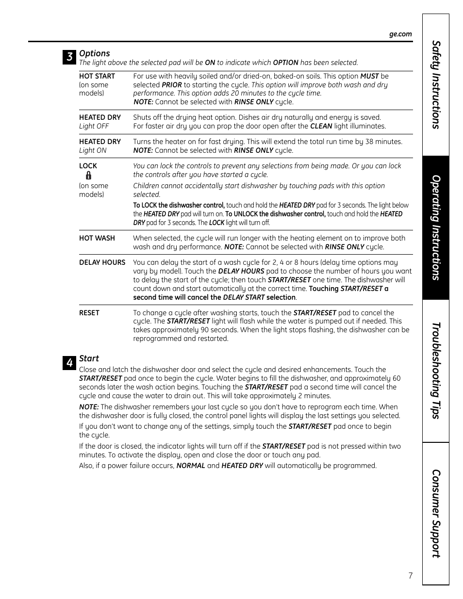 GE EDW6000 Series User Manual | Page 7 / 16