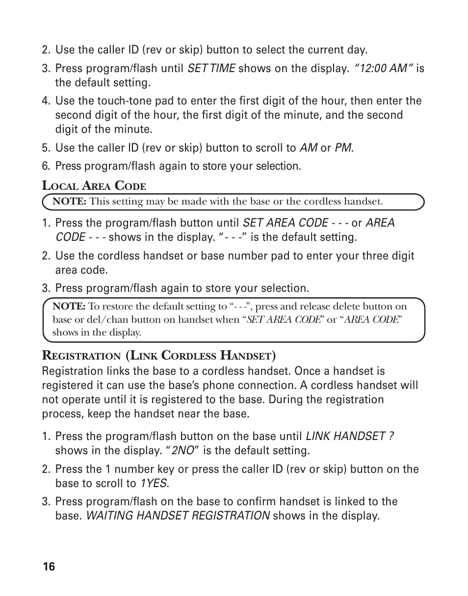 GE 25880 User Manual | Page 16 / 50