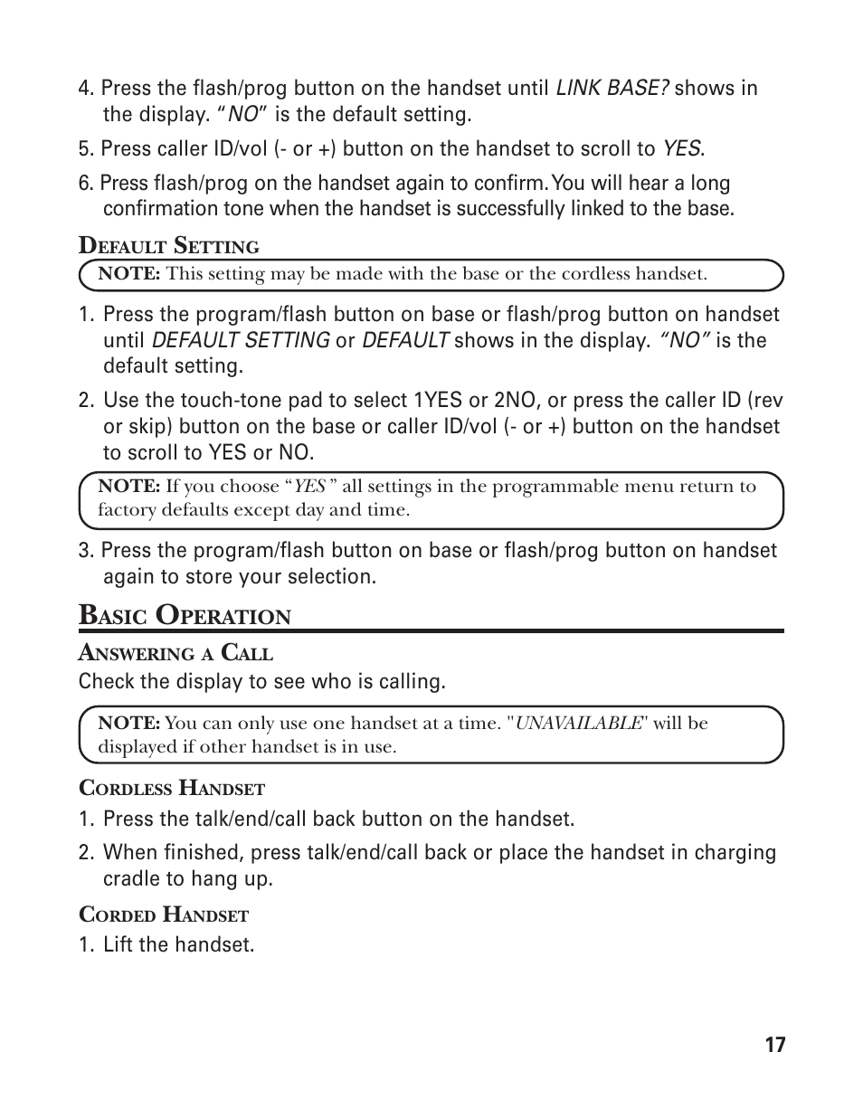 GE 25880 User Manual | Page 17 / 50