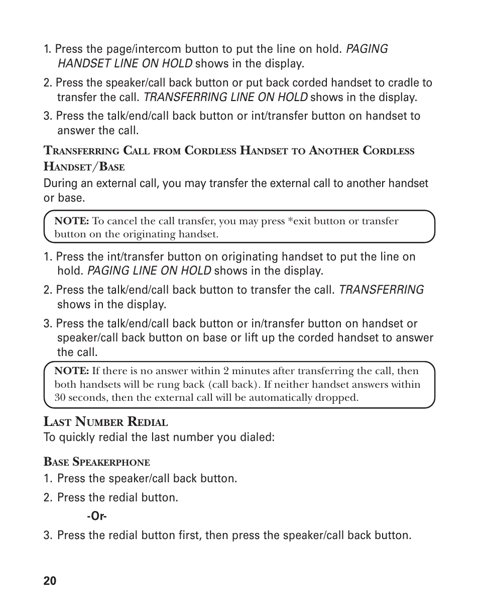 GE 25880 User Manual | Page 20 / 50