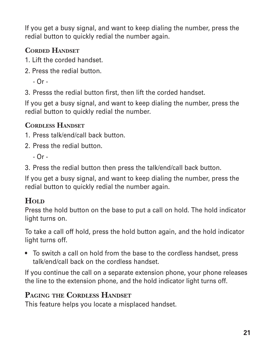 GE 25880 User Manual | Page 21 / 50