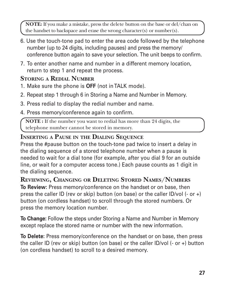 GE 25880 User Manual | Page 27 / 50