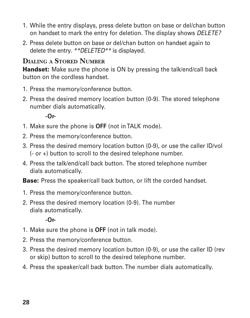 GE 25880 User Manual | Page 28 / 50