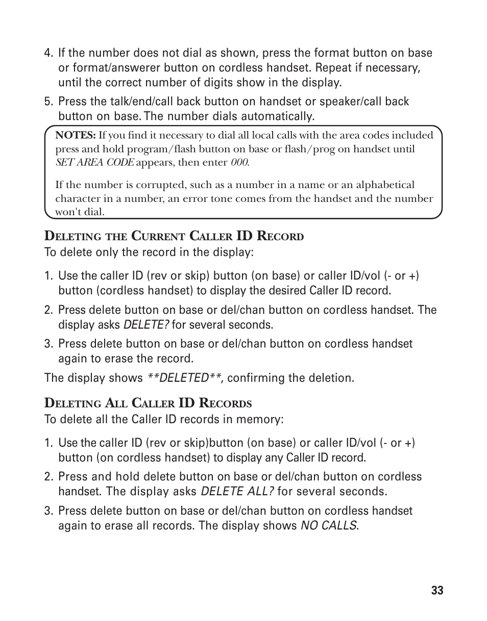 Id r | GE 25880 User Manual | Page 33 / 50