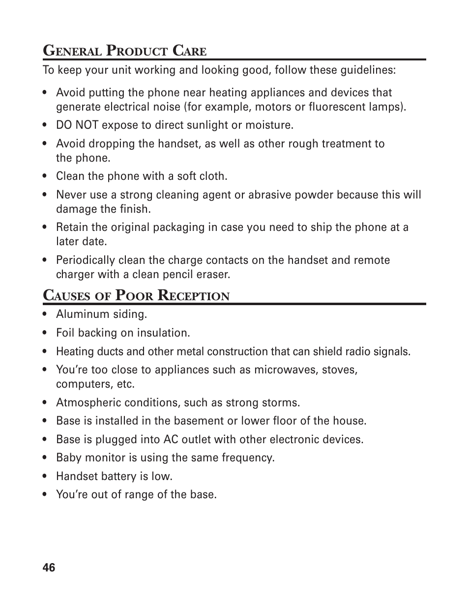 GE 25880 User Manual | Page 46 / 50