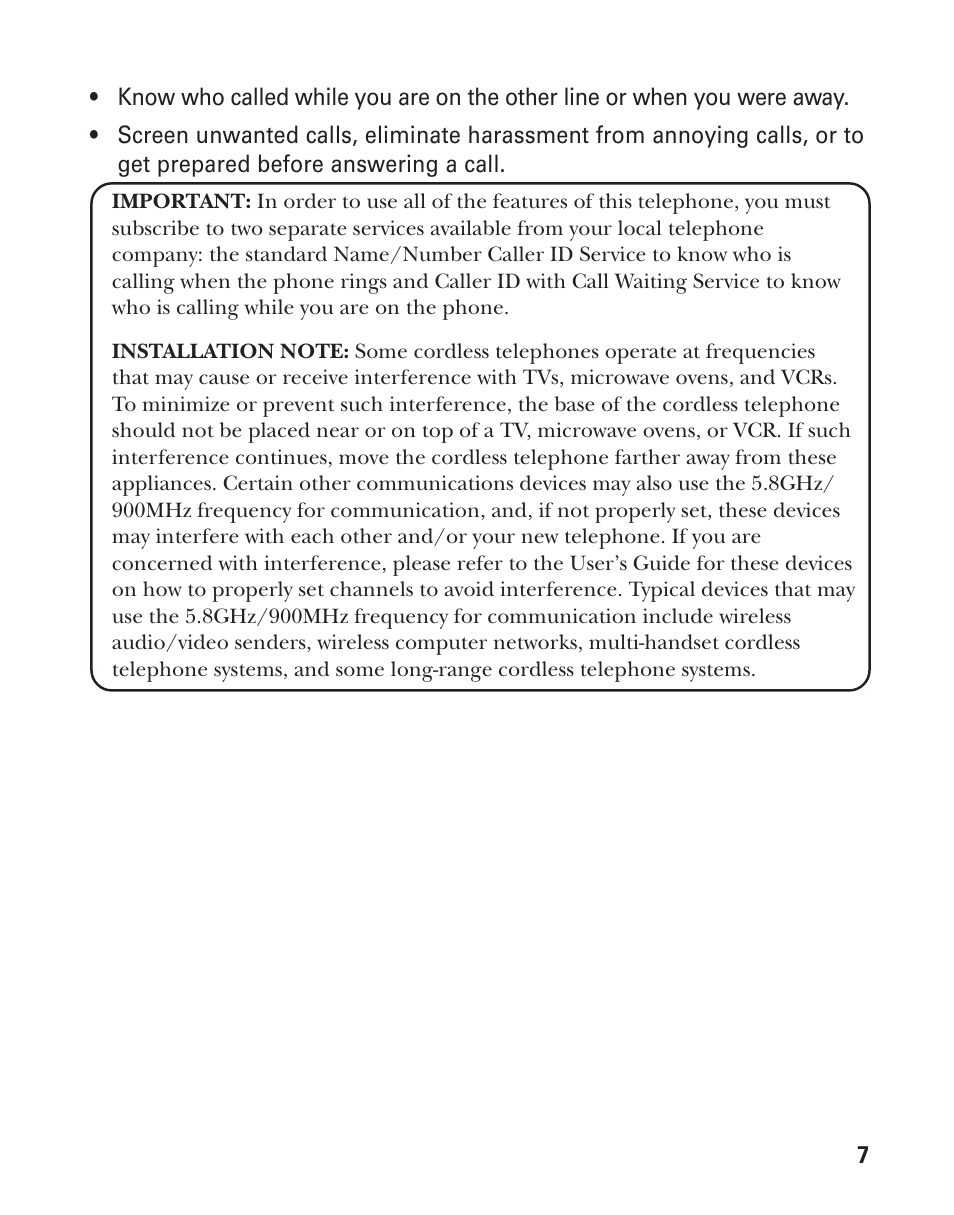 GE 25880 User Manual | Page 7 / 50