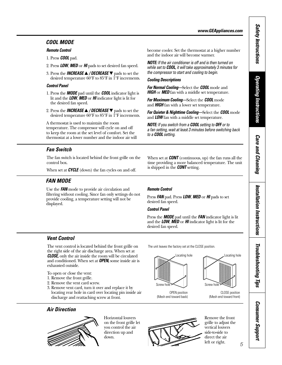 GE 10 DCB User Manual | Page 5 / 68