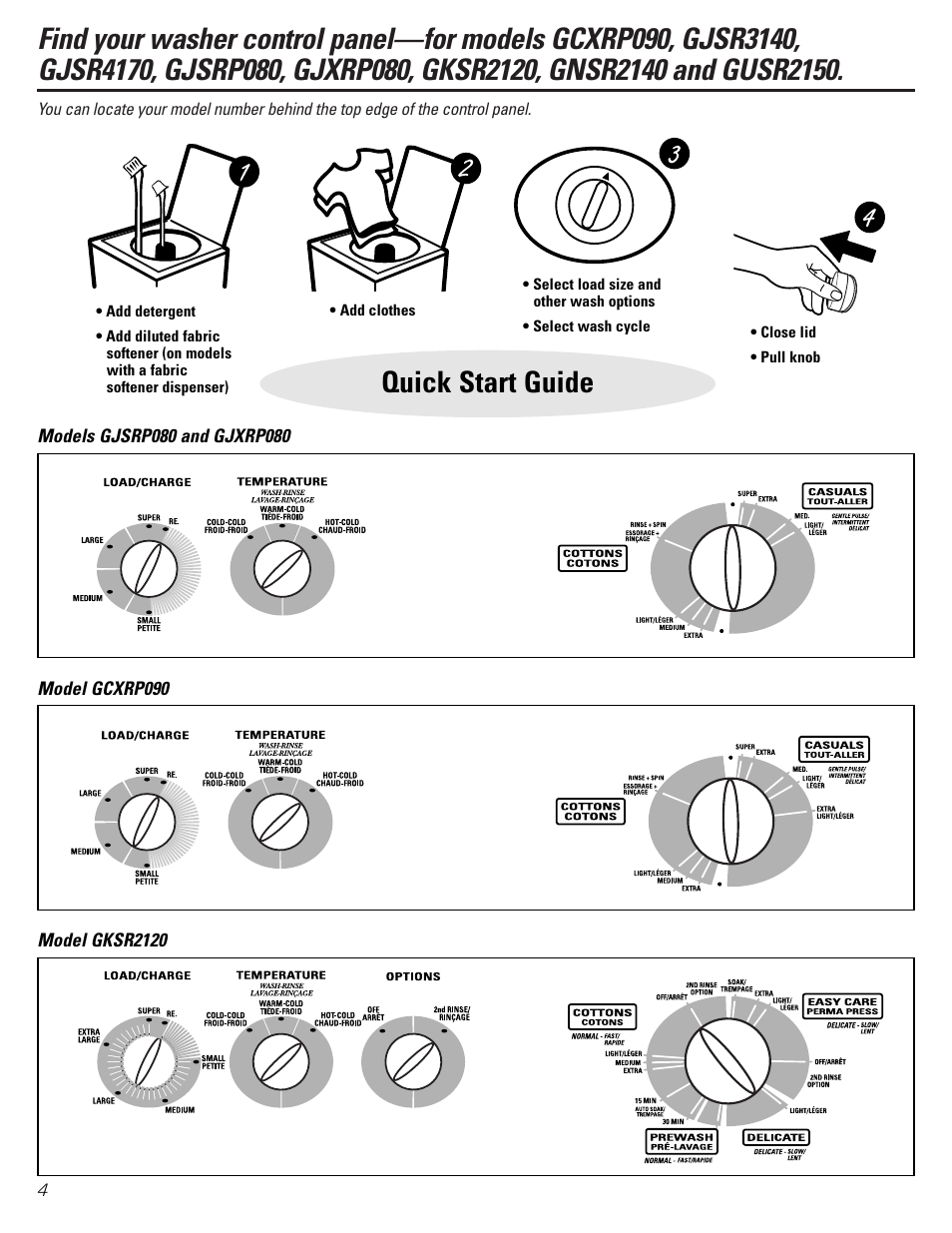 Quick start guide | GE GNSR2140 User Manual | Page 4 / 20