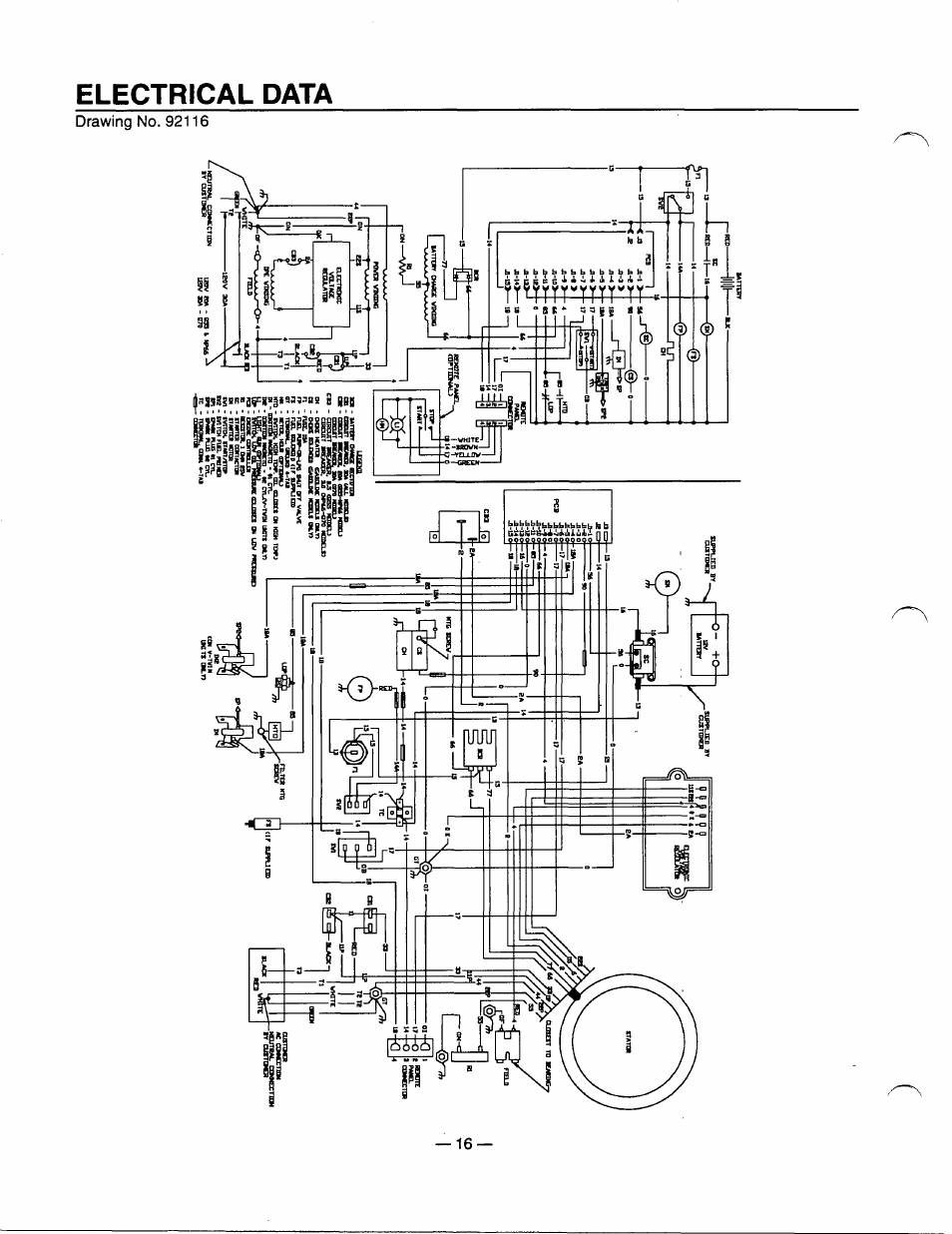 Electrical data | GE A4021 User Manual | Page 18 / 32
