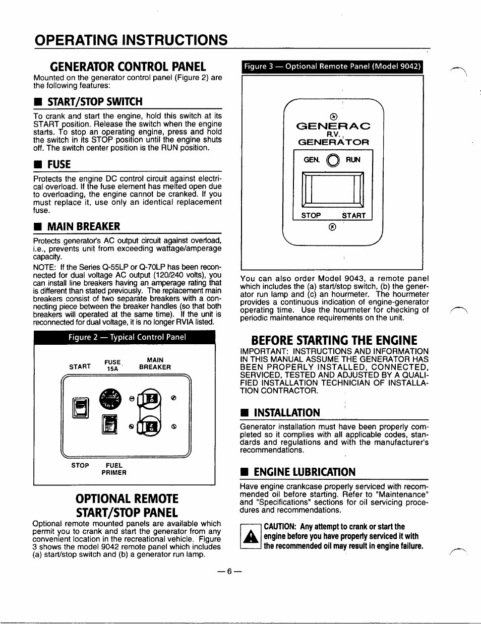 Operating instructions | GE A4021 User Manual | Page 8 / 32