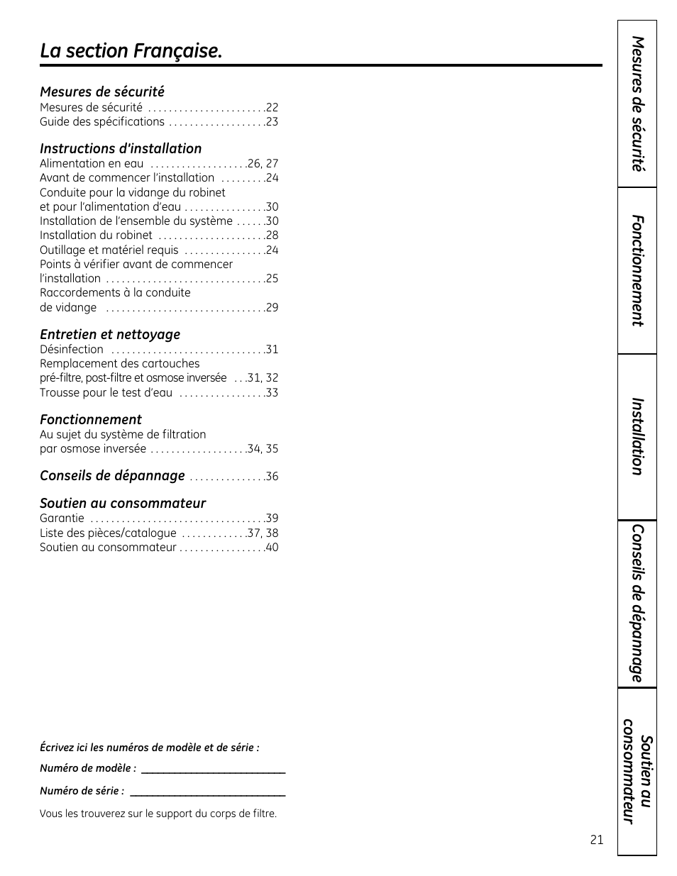 GE GXRM10RBL User Manual | Page 21 / 64