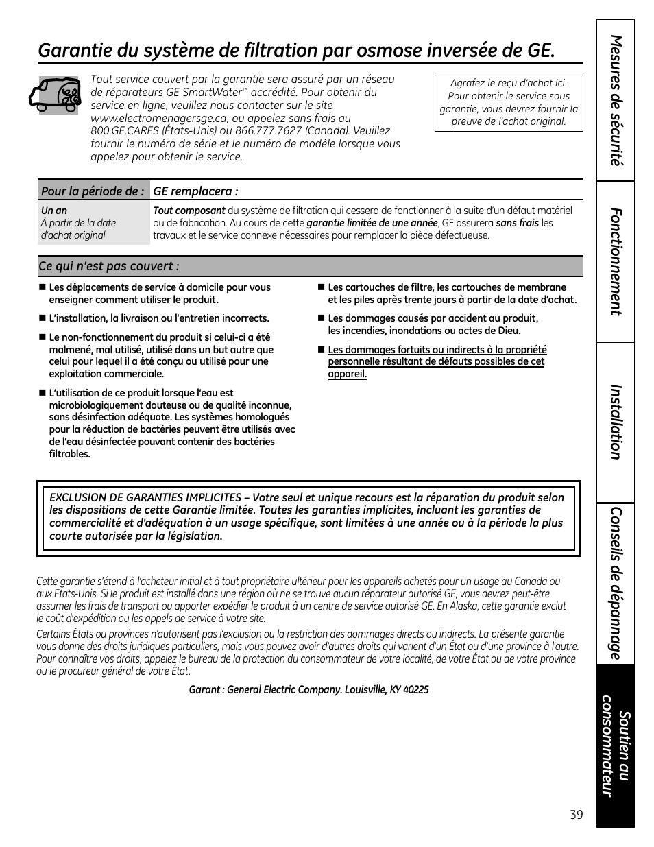 GE GXRM10RBL User Manual | Page 39 / 64