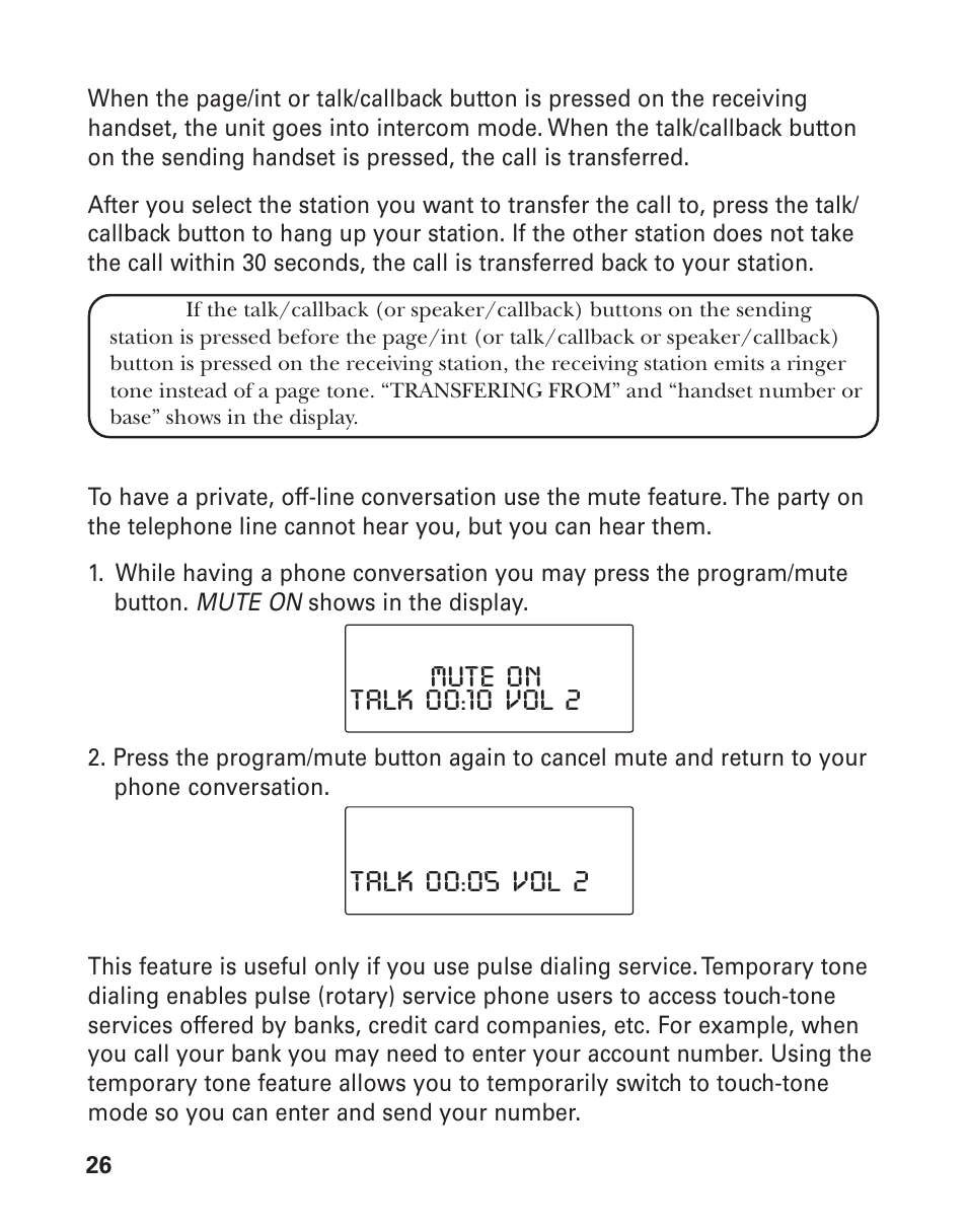 GE 21015 User Manual | Page 26 / 108