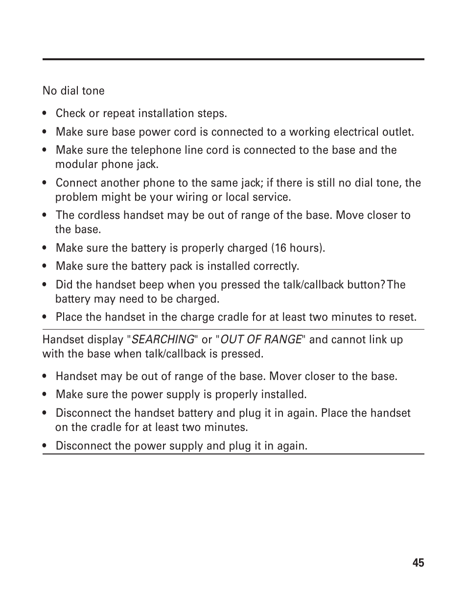 GE 21015 User Manual | Page 45 / 108