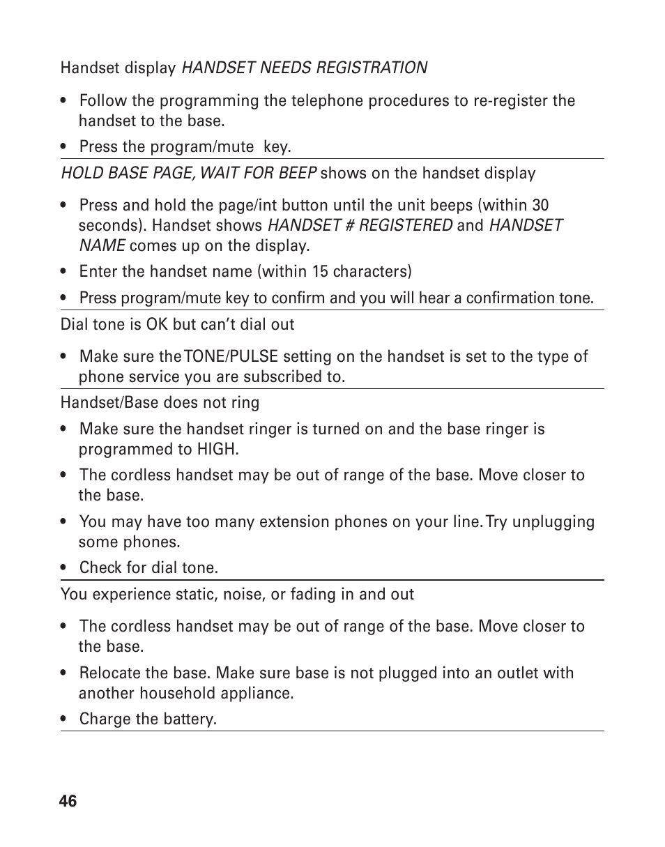 GE 21015 User Manual | Page 46 / 108