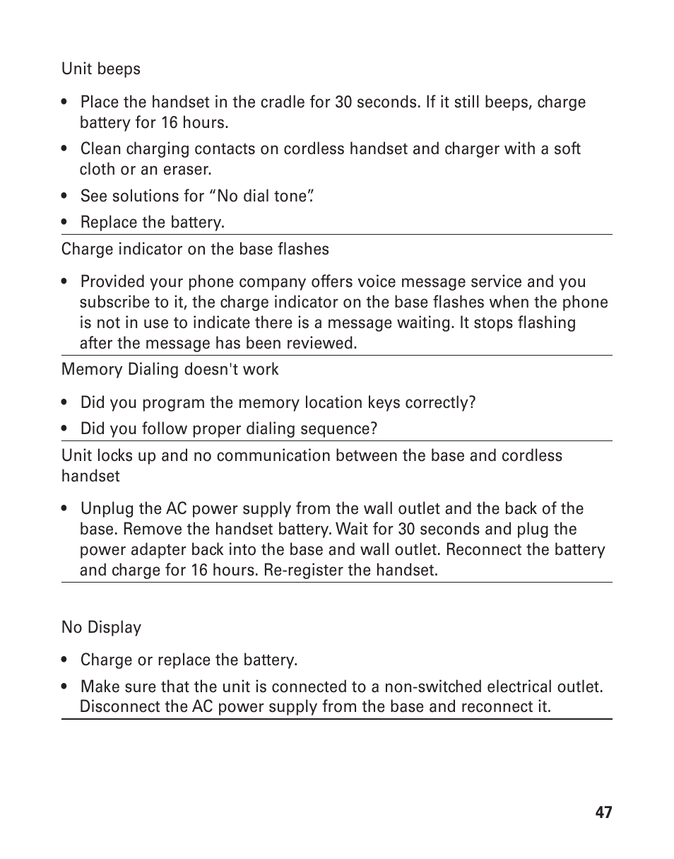 Id s | GE 21015 User Manual | Page 47 / 108