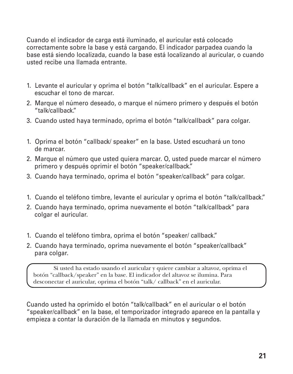 GE 21015 User Manual | Page 75 / 108