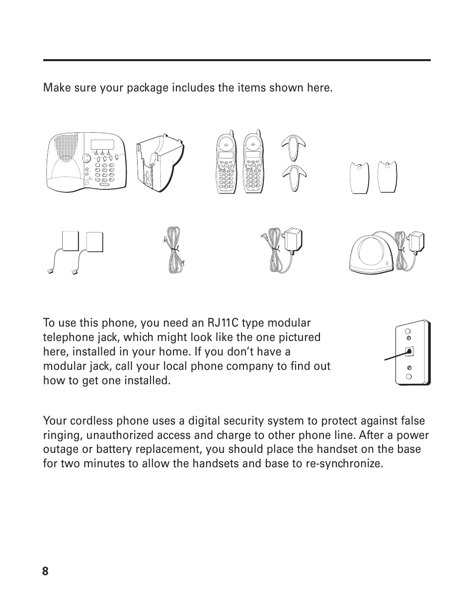 Efore, Egin, Arts | Hecklist, Elephone, Equirements, Igital, Ecurity, Ystem | GE 21015 User Manual | Page 8 / 108