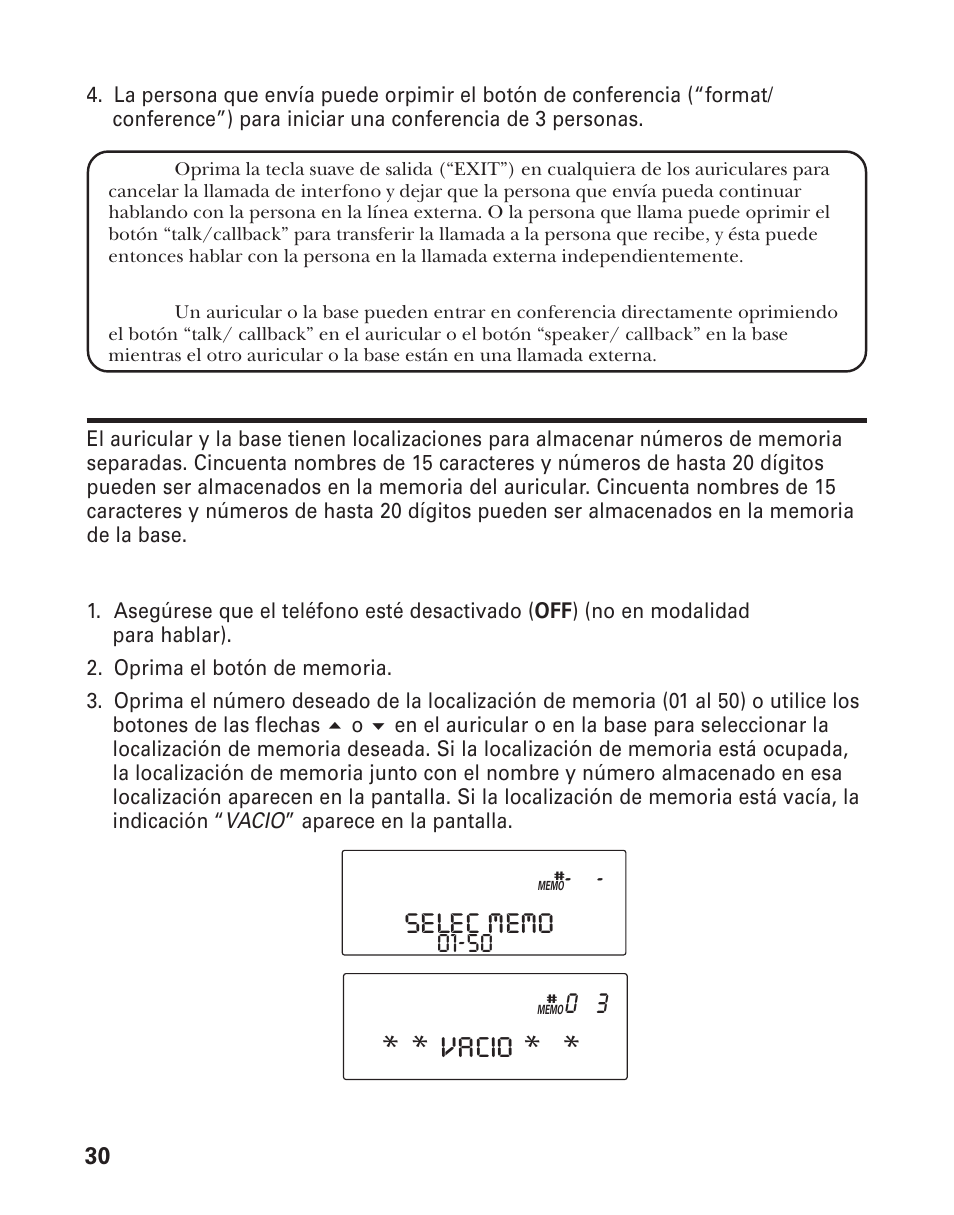 Vacio | GE 21015 User Manual | Page 84 / 108