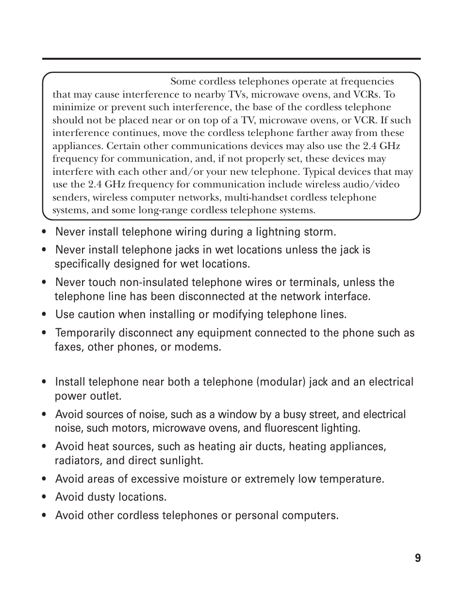 GE 21015 User Manual | Page 9 / 108