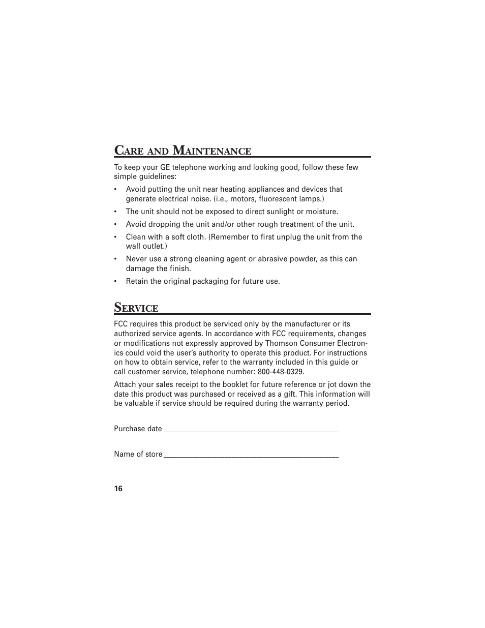 GE 2-9824 User Manual | Page 16 / 18
