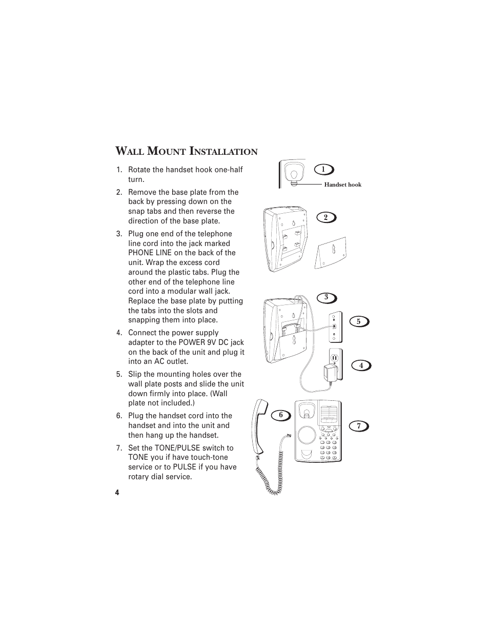 Ount, Nstallation | GE 2-9824 User Manual | Page 4 / 18