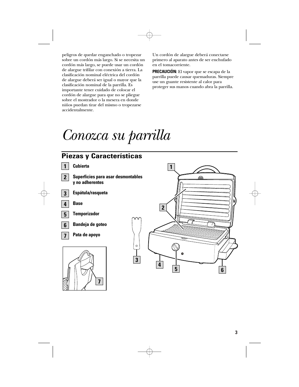 Conozca su parrilla | GE 106642 User Manual | Page 11 / 16