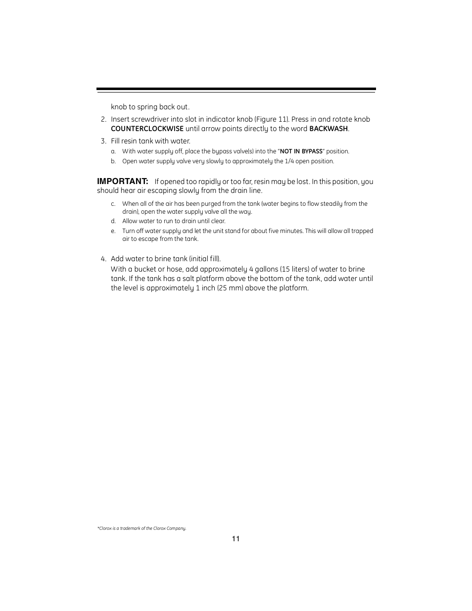 GE Autorol 255 Valve / 400 Series User Manual | Page 11 / 28