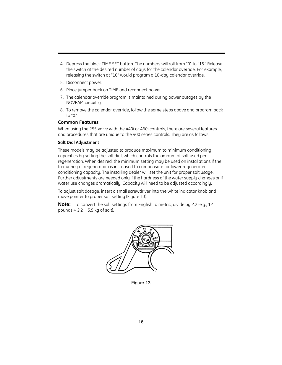 GE Autorol 255 Valve / 400 Series User Manual | Page 16 / 28