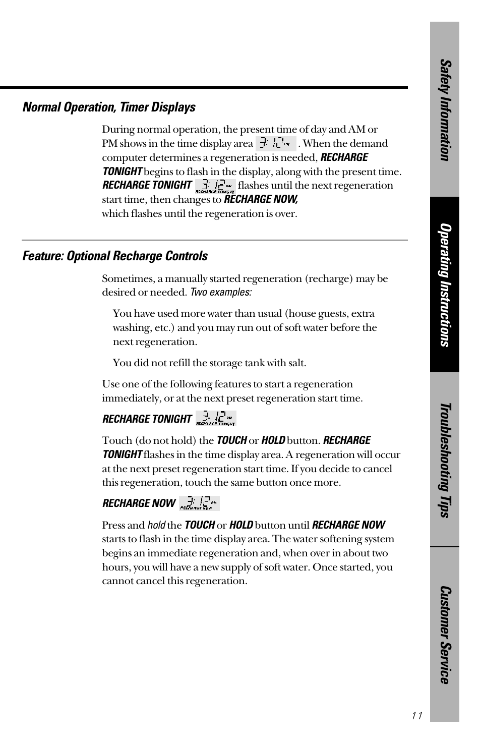 GE PNSF31Z01 User Manual | Page 11 / 28