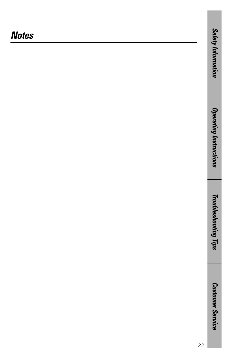 GE PNSF31Z01 User Manual | Page 23 / 28