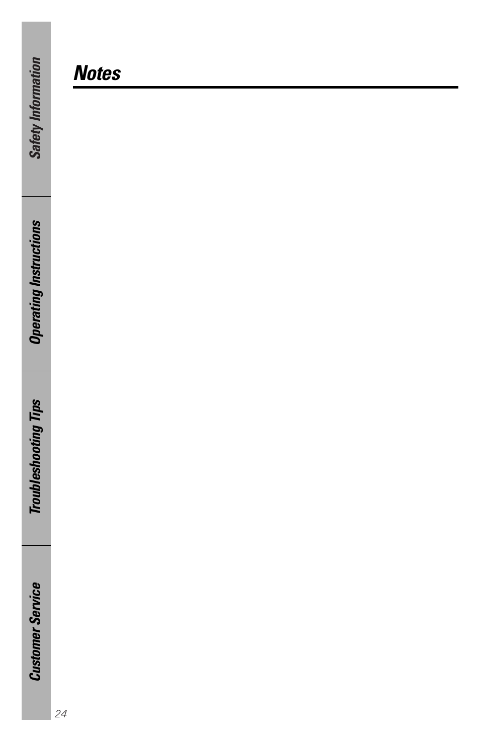 GE PNSF31Z01 User Manual | Page 24 / 28