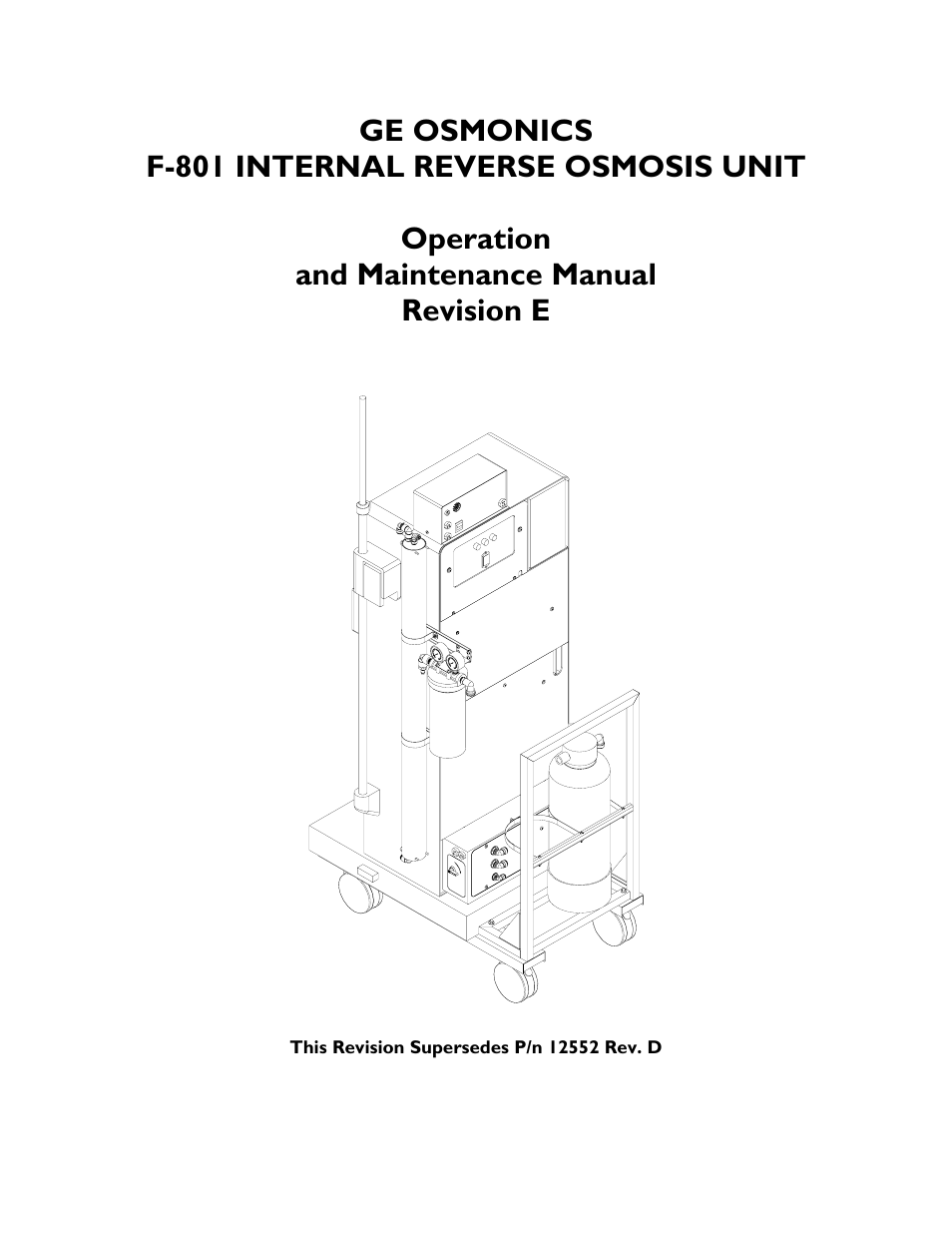 GE F-801 User Manual | 124 pages