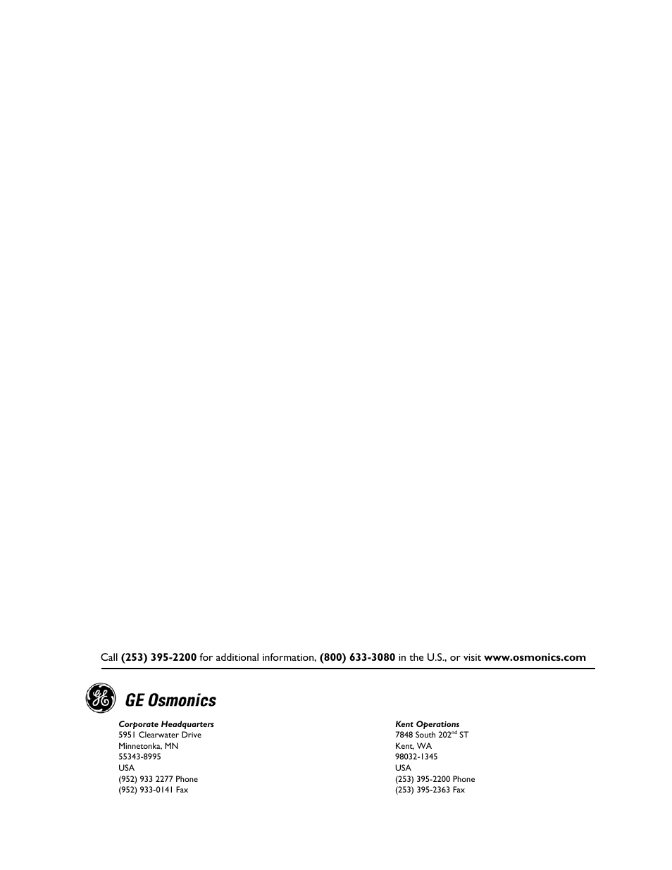 GE F-801 User Manual | Page 124 / 124