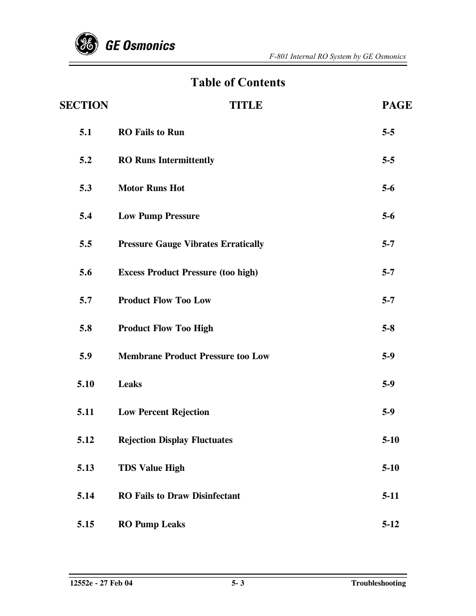 GE F-801 User Manual | Page 77 / 124