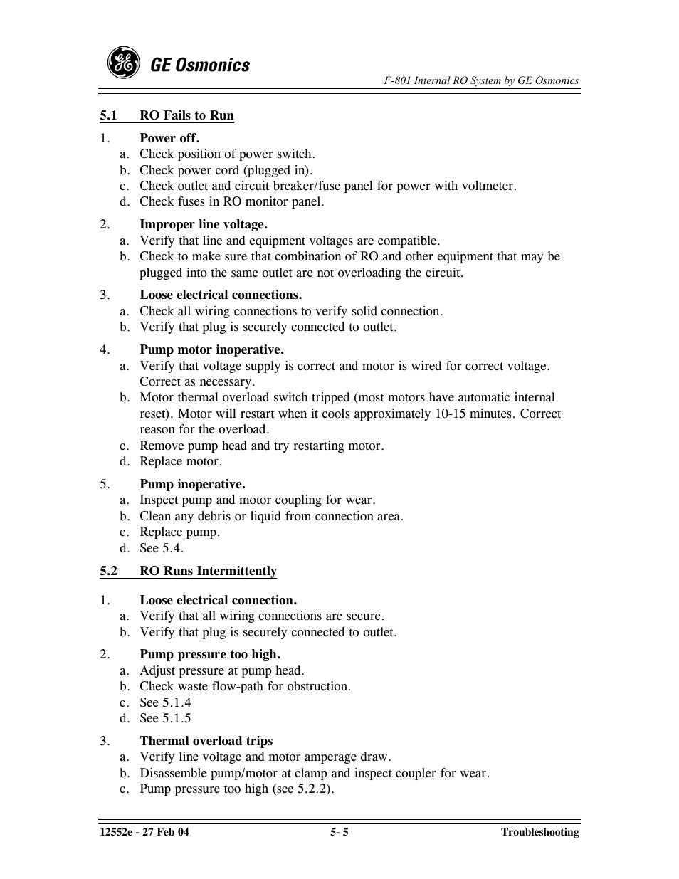 GE F-801 User Manual | Page 79 / 124