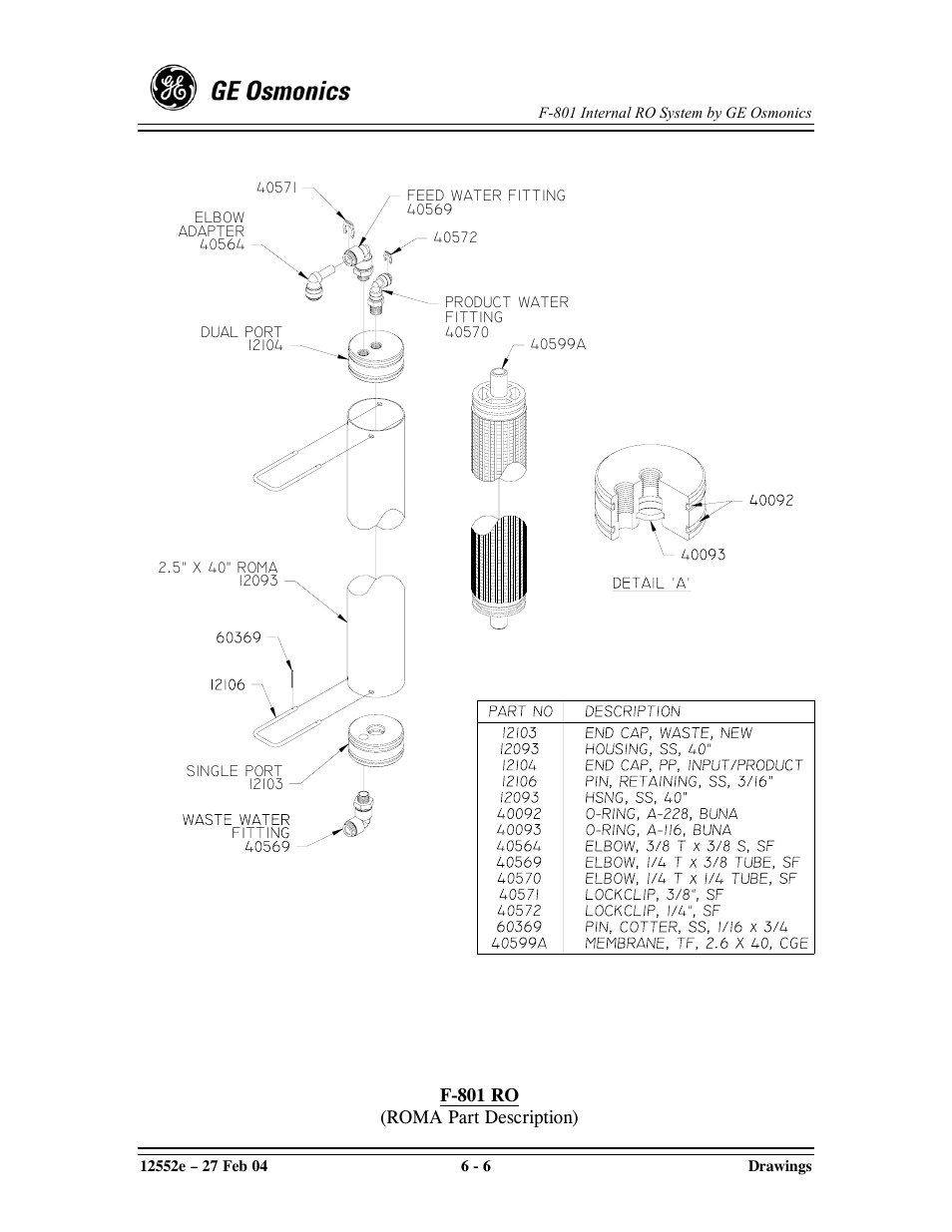 GE F-801 User Manual | Page 94 / 124