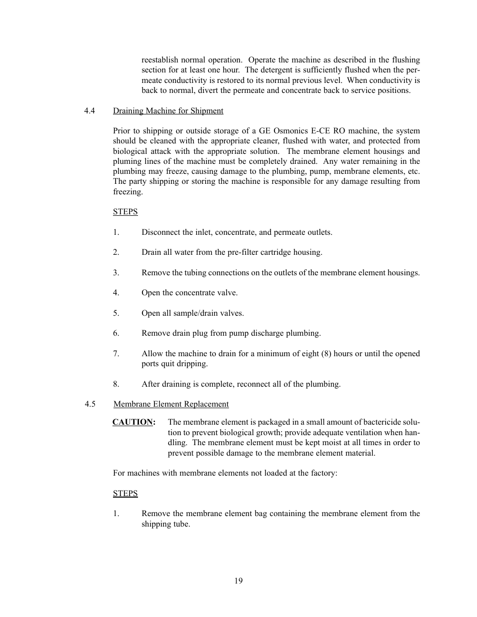 GE E4H-CE Series User Manual | Page 24 / 45