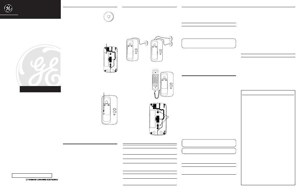 GE 2-9410 User Manual | 2 pages