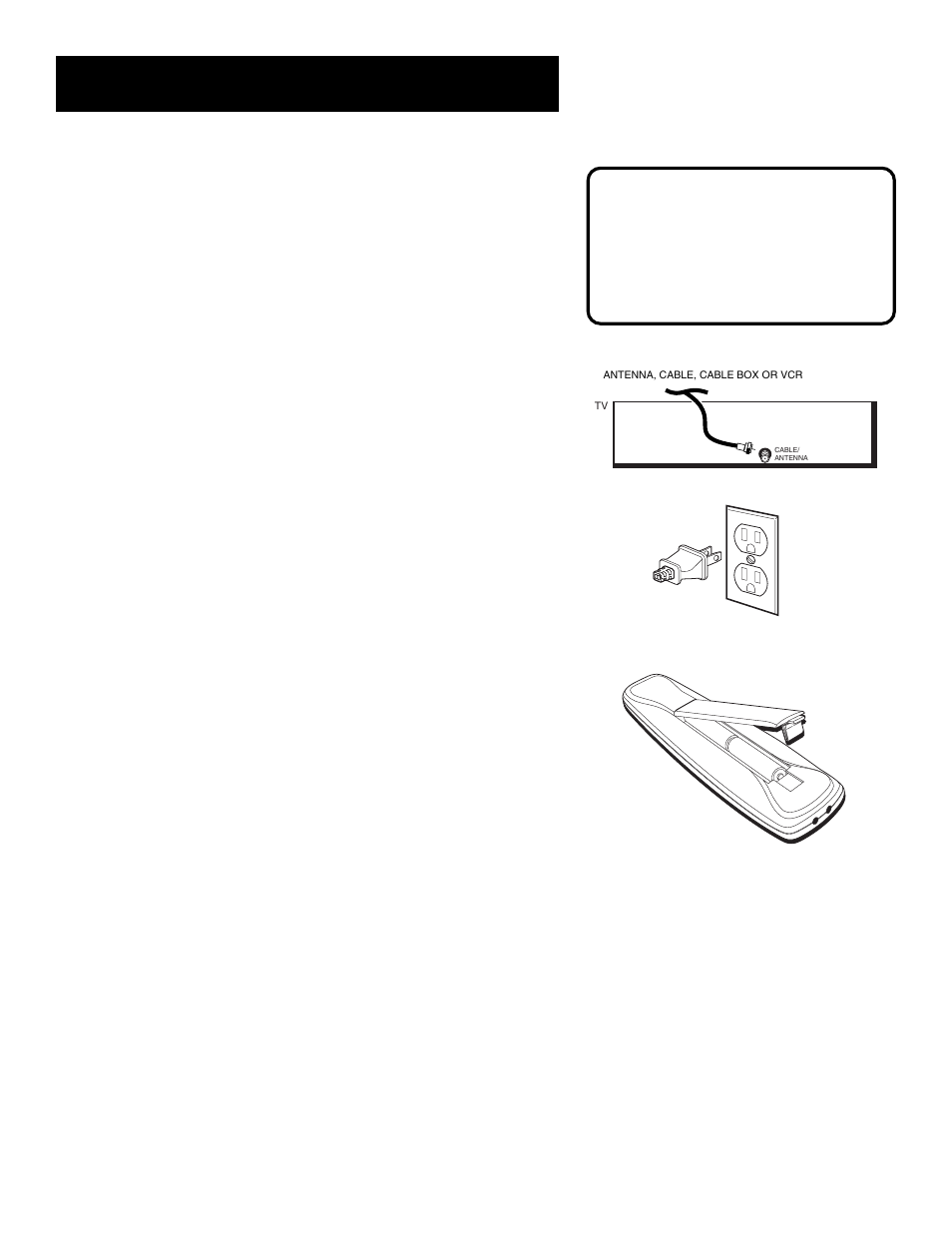 Setup and connections, Getting started | GE MG27006 User Manual | Page 4 / 16