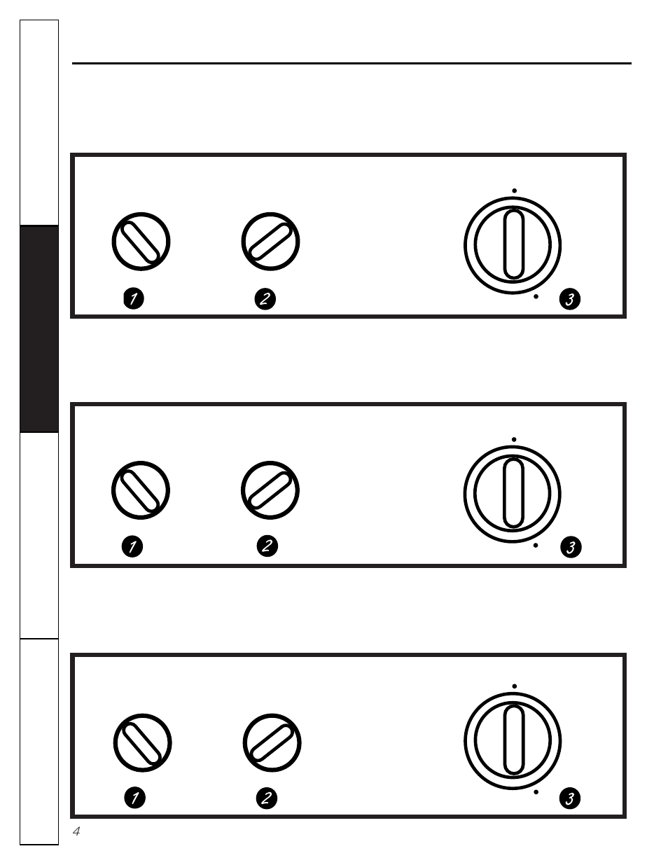 Control panels, Control panels , 5, About the washer control panel | Model vbsr1070, Model vbsr2060 | GE VBXR2070 User Manual | Page 4 / 16