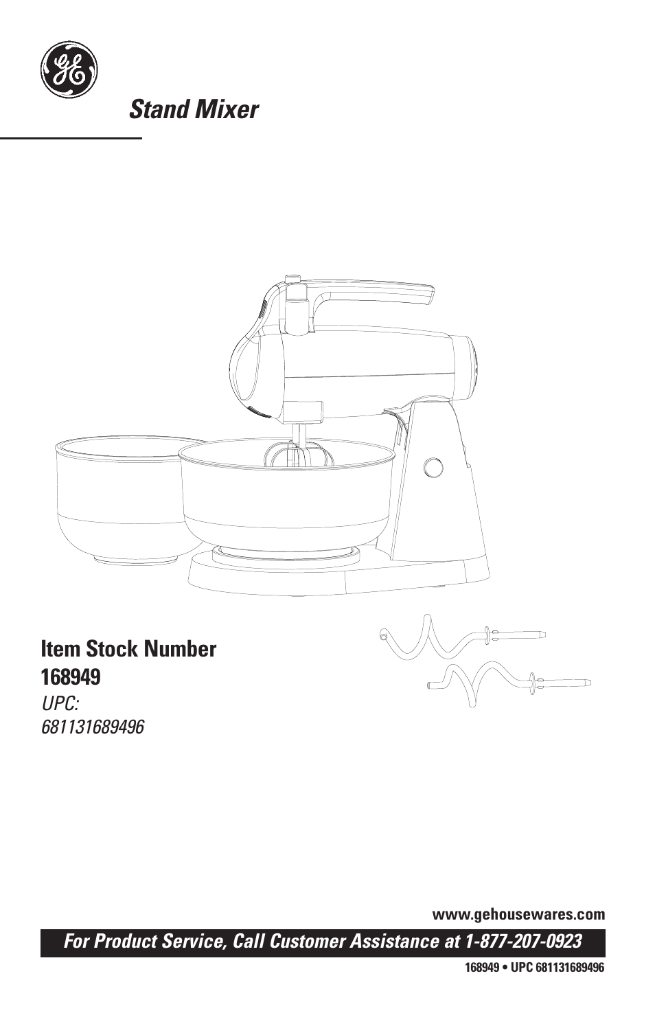 GE 681131689496 User Manual | 12 pages