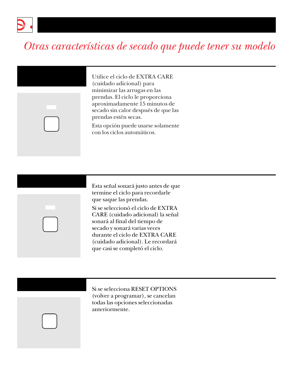 Instrucciones de operación | GE UPSQ495ET User Manual | Page 58 / 74
