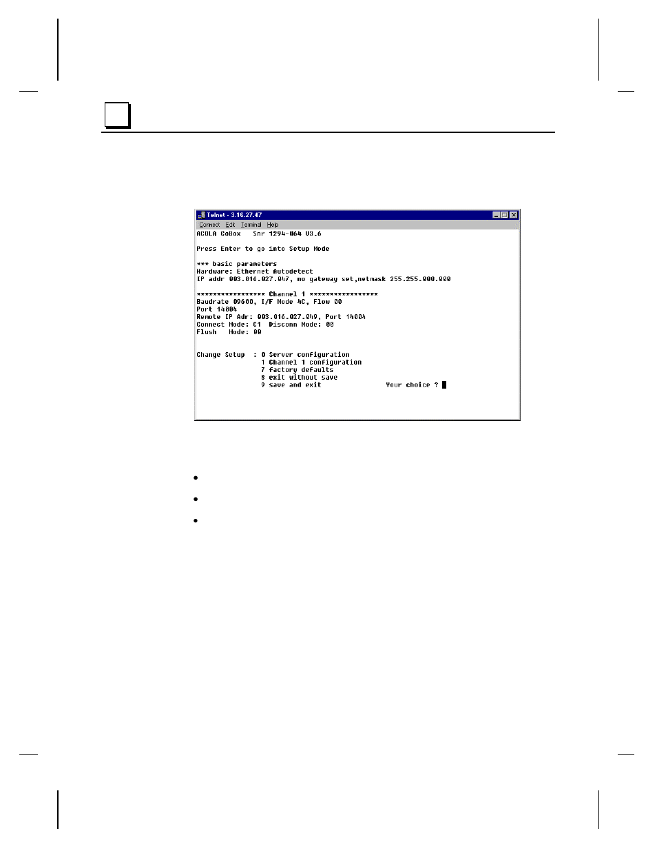 Passthru firmware configuration setup, Basic parameters, 4passthru firmware configuration setup | GE GFK-1852 User Manual | Page 30 / 73