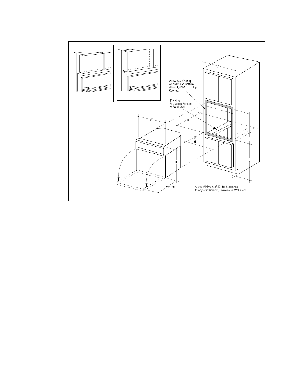 Cabinetry | GE Monogram ZMC1090BV User Manual | Page 7 / 20