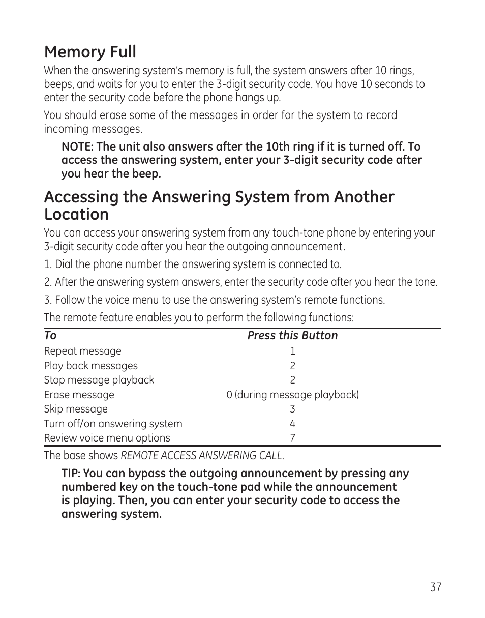 GE 25982xx3 User Manual | Page 37 / 48