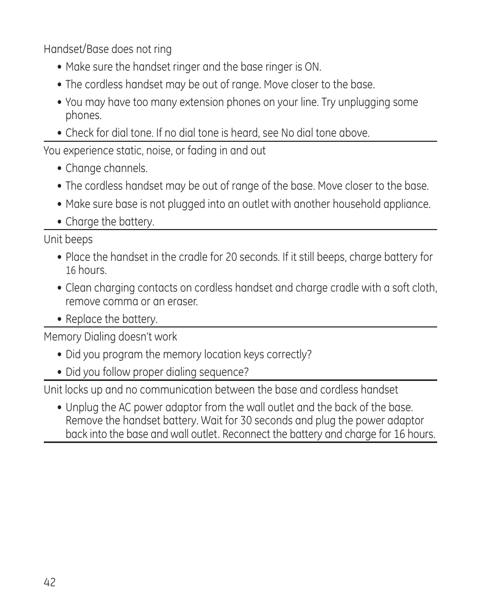 GE 25982xx3 User Manual | Page 42 / 48