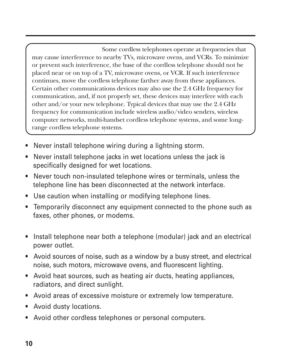 GE 21008 User Manual | Page 10 / 88